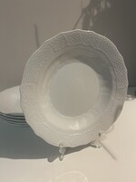 Herendi fehér közepes méretű félmély tányérok