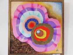 Németh Mária Németh Saly / The Moment  58x58 cm