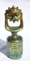 Zsolnay eozin mázas Nap totem / Hajnalka 15,5 cm