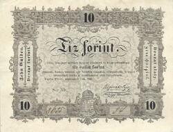 10 tíz forint 1848 Kossuth bankó 5.