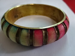 Indiai réz karkötő, belső átmérője 6,5 cm. Jókai