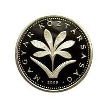 Magyarország,2 forint 2005 PP UNC nikkel