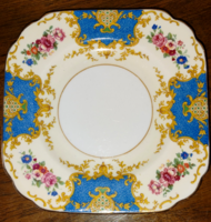 Antik Grosvenor China „Windsor” angol porcelán desszertes tányér, 16,5 cm