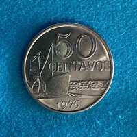 Brazília - Brazil - 50 centavos - 1975 coin