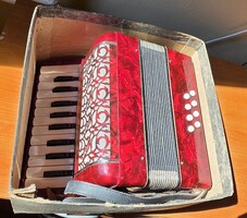 Weltmeister Artex retro gyermek harmonika – Hibátlan, működő állapotban, gyári dobozában