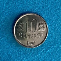 Brazília - Brazil - 10 centavos - 1996 coin