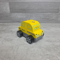 CUBIKA sárga taxi gyerek fajáték