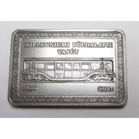 Magyarország,2000 forint 2021 - Milleniumi földalatti vasút UNC nikkel