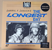 The Longest Day (A leghosszabb nap) Duplalemezes Laserdisc Videólemez UK kiadás 1982