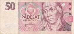 50  Korona  1997  Csehország   A képen látható állapotban