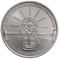 Magyarország,2000 forint 2021 - 52. Nemzetközi Eucharisztikus Kongresszus UNC nikkel