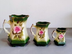 Vintage Staffordshire kancsó  kiöntő 3 db ALKUDHATÓ