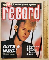 Depeche Mode címlap | Record Mirror magazin 1984 már 10 | Bananarama Sade, Nena, Hey Elastica, Queen