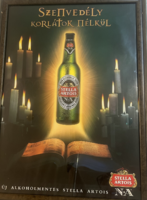 Stella Artois N.A. üvegezett reklámkép – „Szenvedély korlátok nélkül” – 2000-es évek