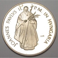 Magyarország,100 forint 1991 PP - Pápalátogatás aUNC+ nikkel