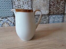 Aranyozott német porcelán kiöntő