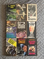 9 db-os Mág Bertalan krimi könyvcsomag (Magos őrnagy esetei / retro bűnügyi)