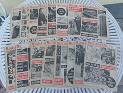 Magyarország újság 1976. évfolyam 16 lapszám együtt (12-13;15;31;33-34;37;43;45-52.)