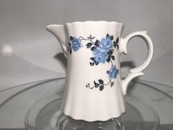 BAVARIA - 1980 év - PORCELÁN - KIÖNTŐ - KÉK RÓZSA - 2 dl - GYÖNYÖRŰ FÜL