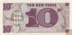 10  Pence Egyesült királyság     A képen látható Szép Új állapotban