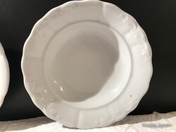 ZSOLNAY TÁNYÉR  - PORCELÁN  - MÉLY - 23 cm - HIBÁTLAN