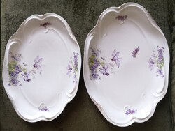 Ovális porcelán tálaló tál