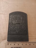 Jószerencse dal és Önképzőkör Diósgyőr-vasgyár 50 éves jubileumi emlékplakett 1941-ből