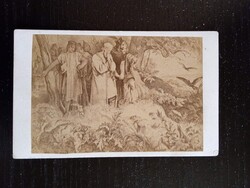 ZA644.52 Korabeli albumin fotó (CDV) 1860-1880  IV Béla visszatér az országba a tatárjárás után