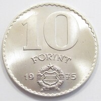 Magyarország,10 forint 1975 aUNC+ nikkel