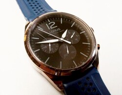 Lorus Chronograph Quartz Large Silicone Strap Watch in Excellent Condition