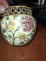 Zsolnay, kaspó 10 cm.