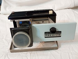 Diaprojektor Meopta Predior hordoszható diavetítő gép retro
