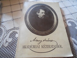 ARANY  JÁNOS  Akadémiai  kézirataiból  1985 . MTA. könyvtára , előszó  Kereszttúri  Dezsyő