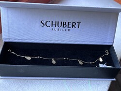 Gyönyörű minimalista Schubert karkötő 14k Új