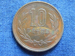 Japán 10 Yen 2002