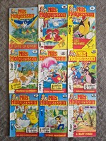 Retro Nils Holgersson comic book collection – 9 pieces in one (1989–1990, Kandi Lapok)