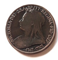 Anglia Viktoria Fejes 1 penny 1896 (D22)