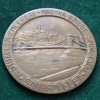 Körmendi-Frim Jenő: MAGYAR BRIDGE SZÖVETSÉG / SZINHÁZI ÉLET érem, 1932