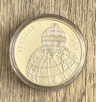 1992 – Telstar–1 távközlési műhold, ezüst 500 forint PP