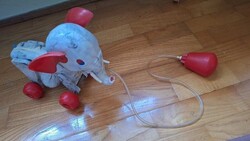 Retro pumpás elefánt játék 80-as évek – DMSZ Debrecen, működő
