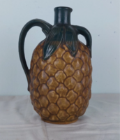 Ananasz uvegpalack, retro keramia uvegpalack