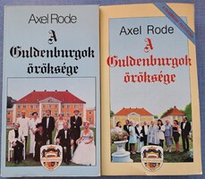 Axel Rode: A Guldenburgok öröksége – 2 db különböző kötet (Retro TV-regények)