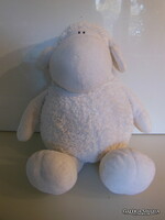 BÁRÁNY - FEJ - 76 cm - KERÜLET - HAS - 74 cm -PLÜSS -  SHEEPWORLD  - VAKÍTÓ FEHÉ  - PUHA  - HIBÁTLAN
