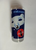 Coca Cola jegesmedve farsangi pohár 13,5 cm