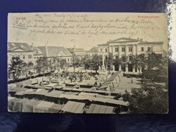 Győr-Moson-Sopron vármegye képeslapjai. Győr, Széchényi - tér ..., ca. 1905