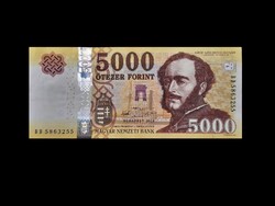 5000 FORINT - 2016 - gróf Széchnenyi István képmásával