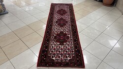 4396 Iráni Hamadan kézi gyapjú perzsa futó szőnyeg 80X290CM