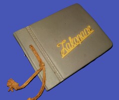 1950'S Lengyel utazó emlék szuvenírboltos harmonika leporelló fényképes mini album ZAKOPANE HIBÁTLAN