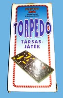 1990's ELSŐ GENERÁCIÓS - POPTOY -  TORPEDÓ STRATÉGIAI JÁTÉK - DOBOZÁVAL HIBÁTLAN