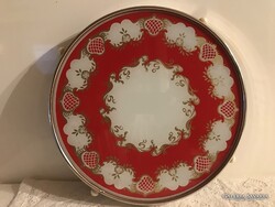TORTATARTÓ - 31 x 3 cm - ÜVEG - OSZTRÁK - RÉGI - HIBÁTLAN